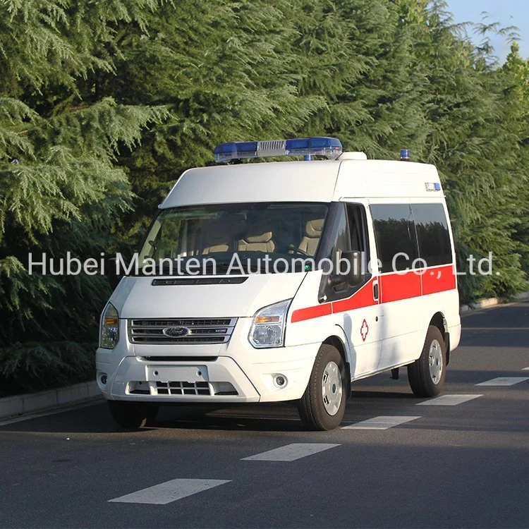 China Transit Type Monitoring Manual Bed Hospital Dongfeng 4X4 Negative Pressure Jmc Ambulance