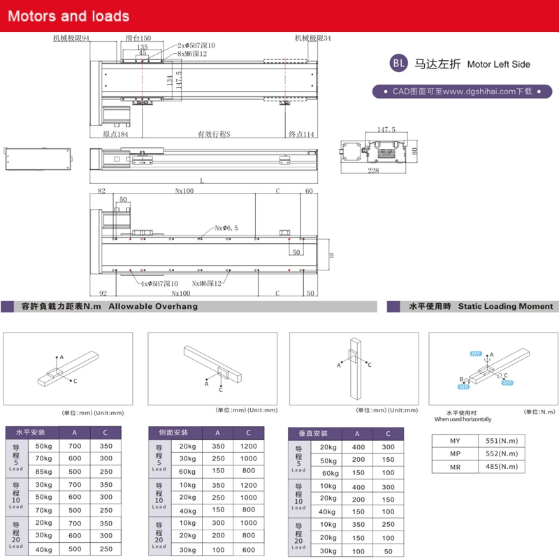 Sdm136 Linear Module Factory Price Manufacturer Supplier Steel Rail Motor Actuator Xyz Table Smooth Operated