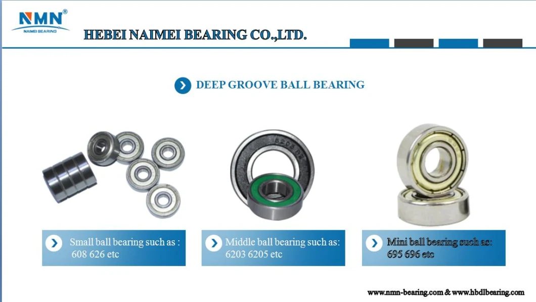 Manufacturer Supplier Small Mini Ball Bearings Rubber Nice Quality