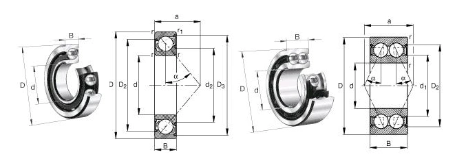 Chinese Manufacturer Supplier Auto Steering Bearings Qj210 50X90X20 mm 7013c P5 dB Precision Angular Contact Ball Bearings, 25&deg; Contact Angle