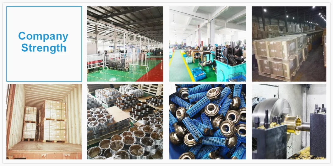 Manufacturer Supplier Fb092 Bronze Wrapped Plain Bearing Bronze Bushing Machinery Part Agriculture Machine Oilless Bearing