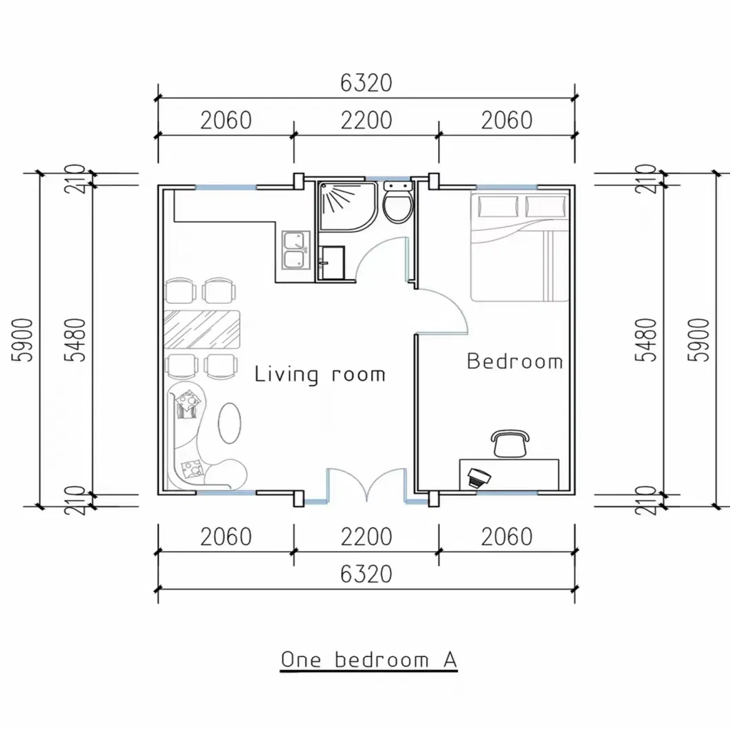 Foldable and Easy to Install and Transport Temporary Household Housing