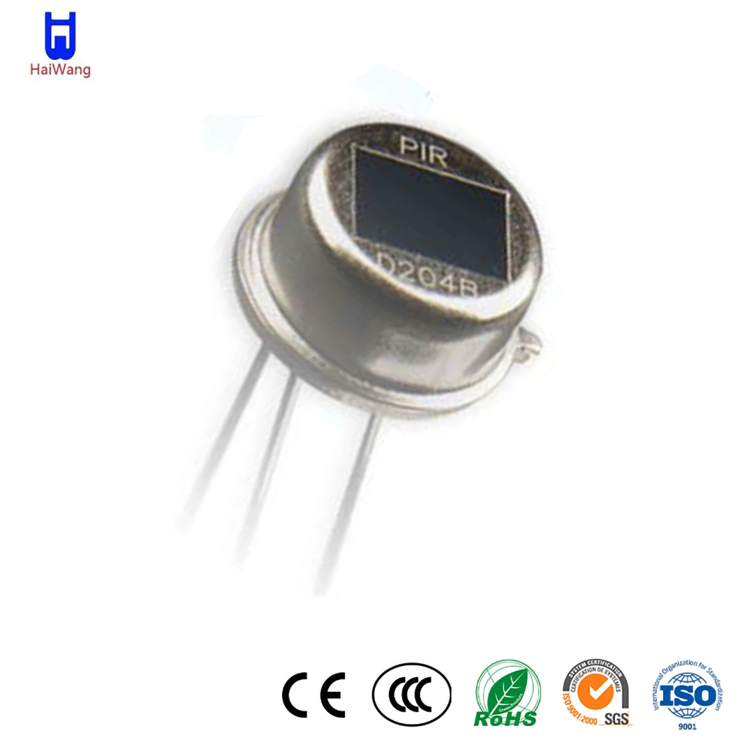 Haiwang Sensor Best PIR Sensor China Sensor NFC Manufacturers Customized D204b Pyroelectric Infrared Analog Sensor for Infrared Range and Communication System