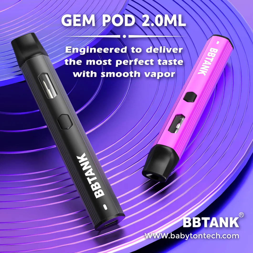 OEM Printing Logo 2 Gram Bbtank Disposable Hhc Oil Vaporizer Pen