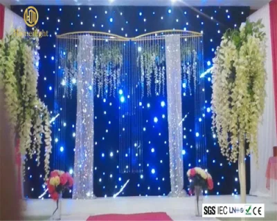 LED Star Cloth/LED Star Curtain/Wedding Lighting/Fire Retardant Curtain