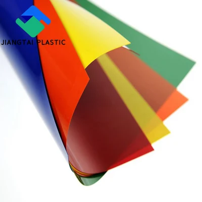  Jiangtai Factory Manufacture Various 20-60 Phr 0.45m-2.00m Width Moisture Proof Transparent Colored PVC Film