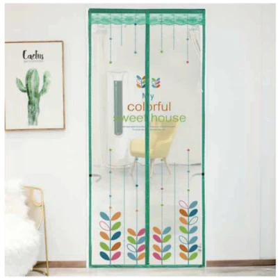  Magnetic Screen Door Curtain Self-Sealing Door Screen Winter Stop Draft Keep Cold out Door Cover for Kitchen, Bedroom, Air Conditioner Room