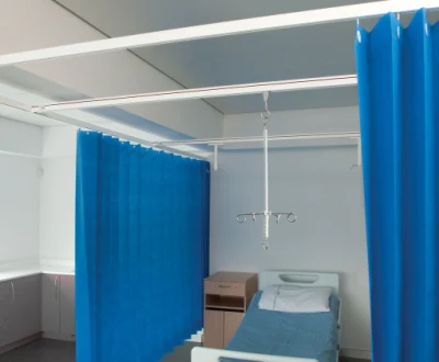  Fire Retardant Bed Screen Disposable Medical Hospital Curtain