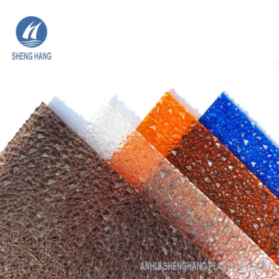 Shenghang Plastic Embossed Polycarbonate Diamond Sheet for Doors and Windows