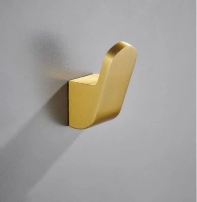 Aluminum Gold Wall Mounted Hook Hanger with SGS