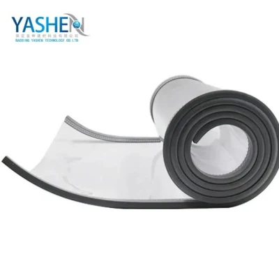  12X3mm Folding PVC Strip Curtain Tarpaulin Water Blocking Magnetic Strip PVC