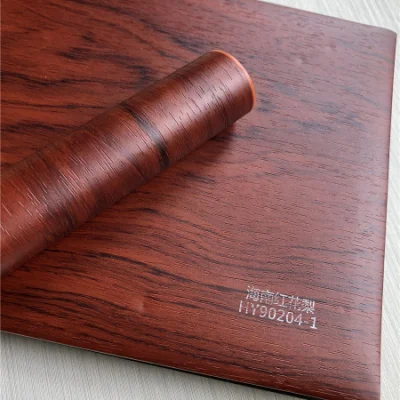  Huichuang PVC Film with Wood Grain for Doors/Washing Room Cabinet/Furniture