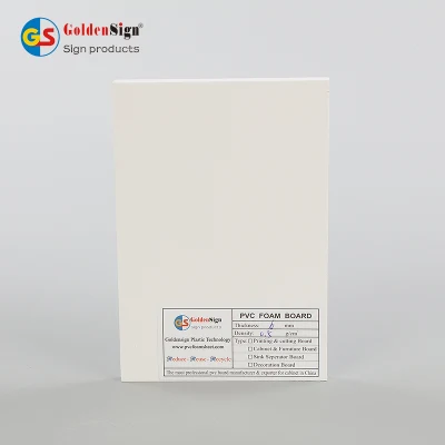 High Density 3mm 5mm 10mm Used for Furniture PVC Foam Board Sheet