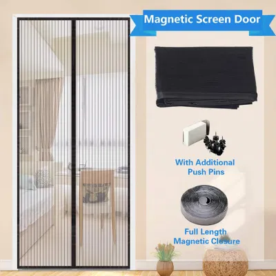  Amazon Hotsale Cheap Hands-Free Magnetic Summer Anti-Mosquito Door Screen Curtain Mesh