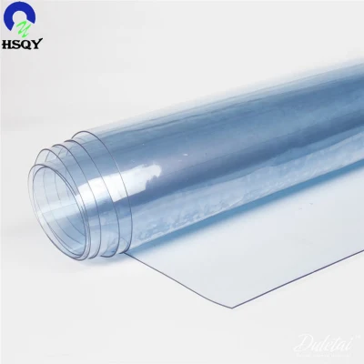  Blue PVC Super Clear Plastic PVC Film Transparent PVC