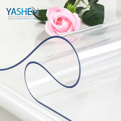  Customized Flexible Thin Transparent Plastic Film Soft PVC Sheet for Tablecloth