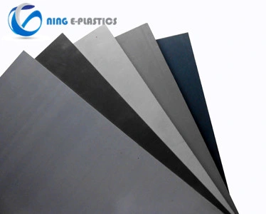  Plastics Solid Sheet 1mm PVC Sheet Dark Grey Colour for Build Materials HDPE Slabs Mc Nylon Roller