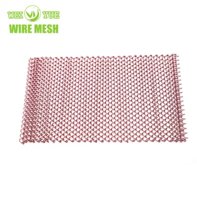 Chinese Wire Mesh/Metal Curtain with Slide Decorative Wire Mesh Metal Fabric Curtain