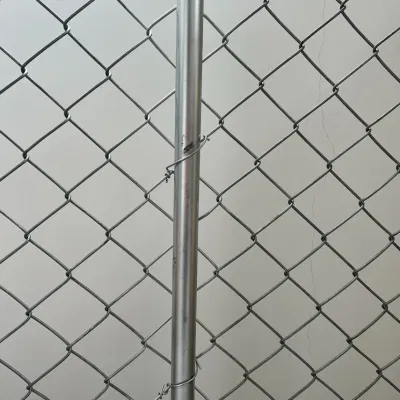  6FT X 8FT Galvanized Chain Link Temporary Fence Remove Fence Garden Fence Wire Mesh Fence Outdoor Fence