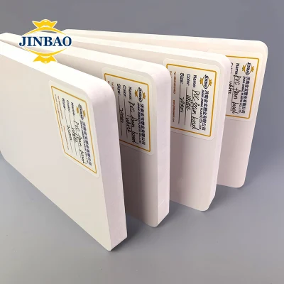 Jinbao Unbreakable Low Density 4.8mm Thickness 4*8 Size White PVC Foam Sheet