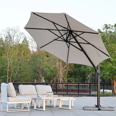 Hot Sale High Quality Restaurant Sun Big Size Shade Cantilever Custom Branded Outdoor Garden Parasol Patio Umbrellas