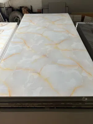  Wholesale Price High Glossy 3mm*1220*2800mm PVC Marble Sheet for Wall Decoration