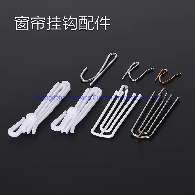 Wholesale Wall Metal Hanger Drapery Window Curtain Hooks Types for Curtains