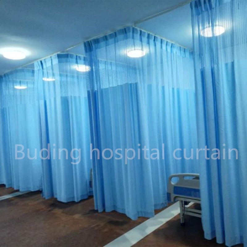 Fade-Free High Performance Inherent Fire Resistant Clinic Hospital Bed Screen Curtain