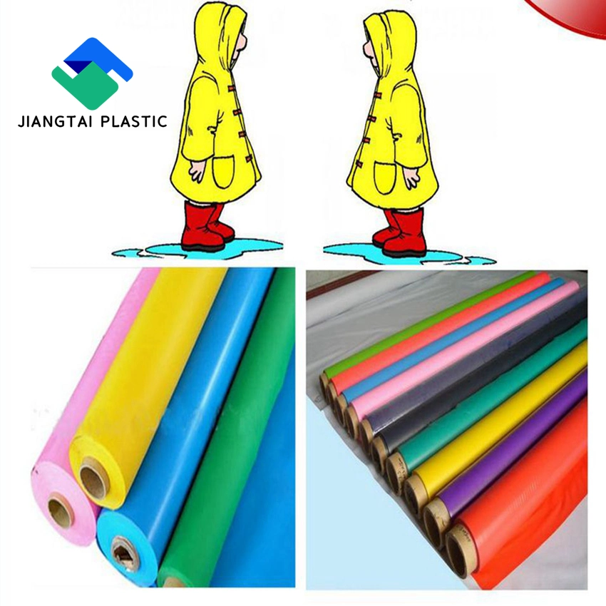 Jiangtai Factory Manufacture Various 20-60 Phr 0.45m-2.00m Width Moisture Proof Transparent Colored PVC Film