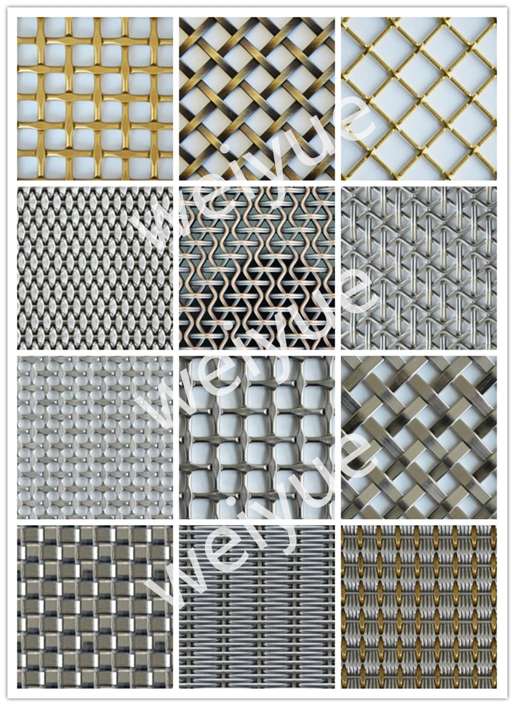 Spiral Woven Decorative Net for Bathroom/ Hotel/ Dining Room Decorative Metal Mesh