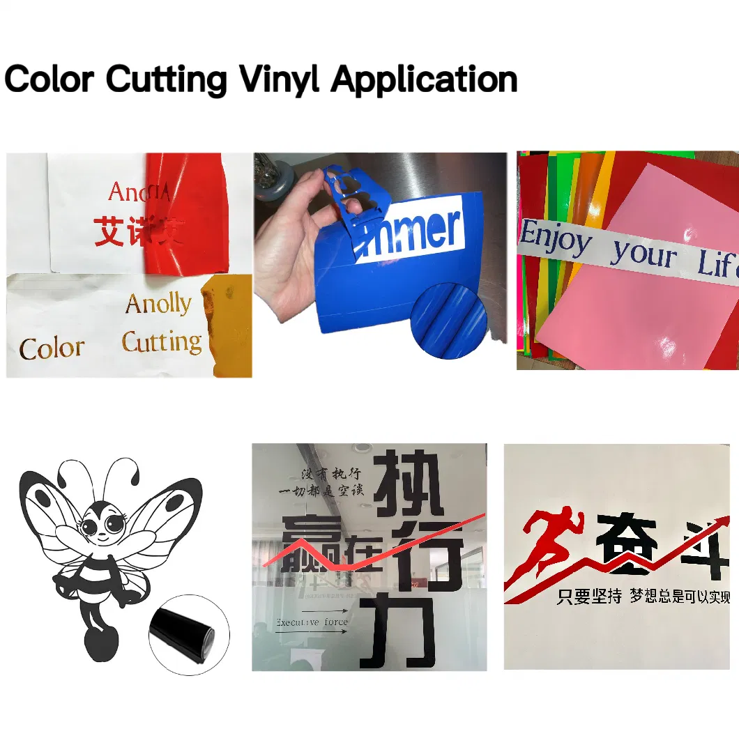 Factory Design Advertising Product Color Cutting Vinyl Stickers PVC Sheet