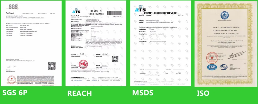 Super Clear Laminating PVC Film for Curtain