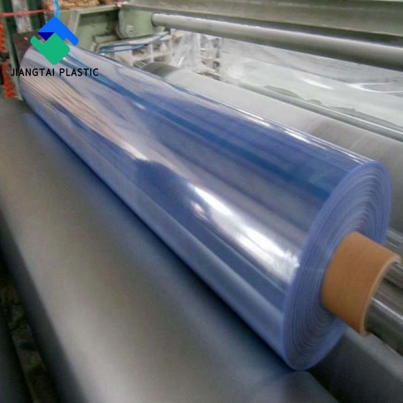 Jiangtai Plastic Glossy Transparent Normal Clear PVC Roll for Packing