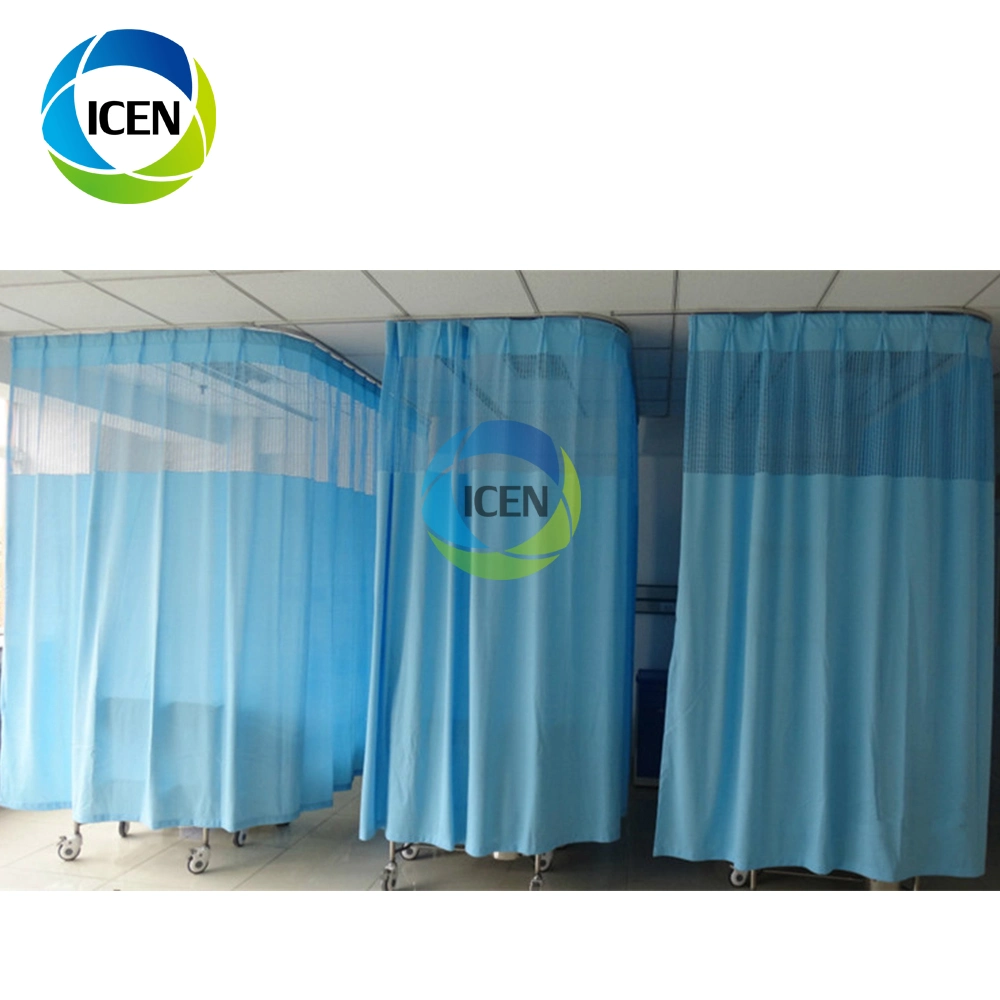 in-R117 Flame Retardant Medical Partitions Curtain Hospital Bed Cubicle Curtains