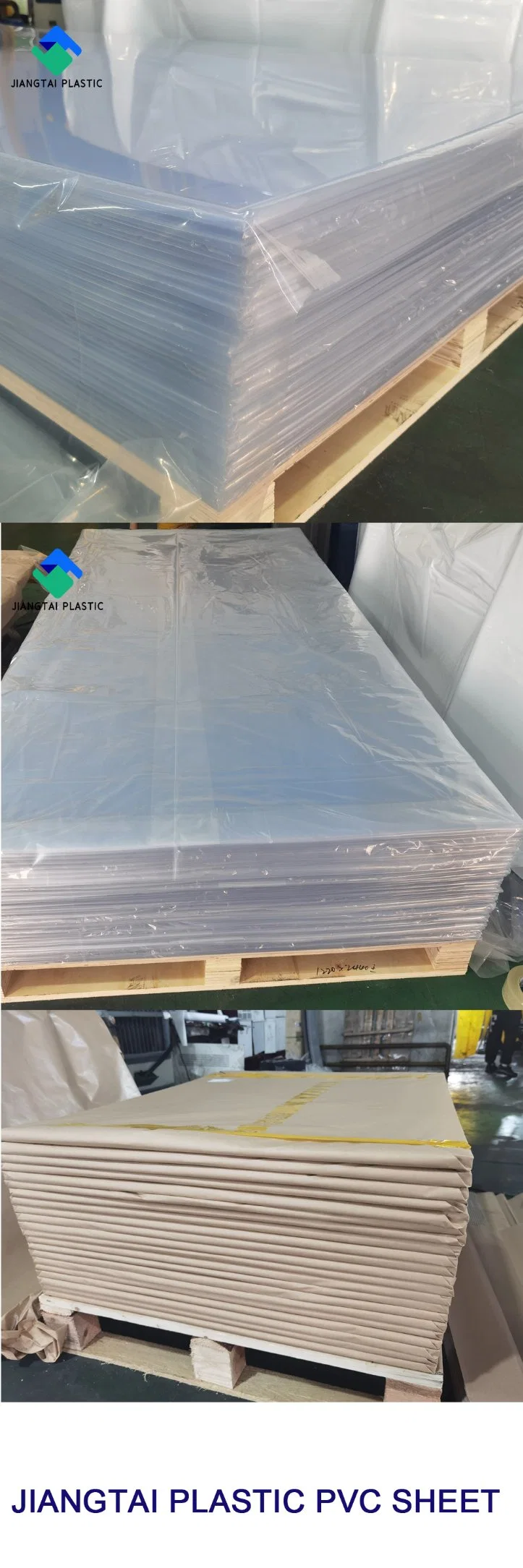 Jiangtai Plastic Plastic Rigid Transparent PVC Roll Sheet for Folding Box