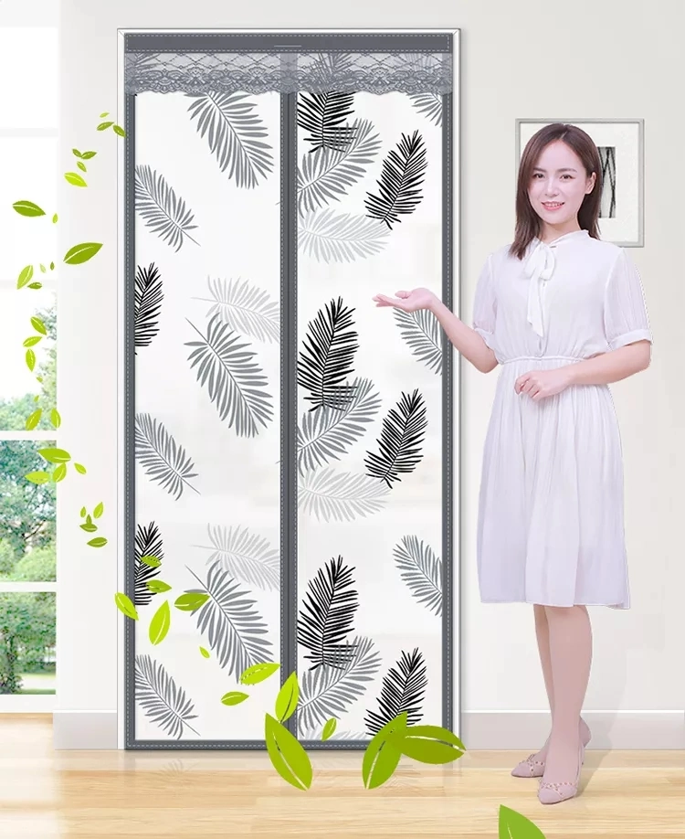 Windproof Thermal Insulation Transparent Plastic EVA Magnetic Door Curtain