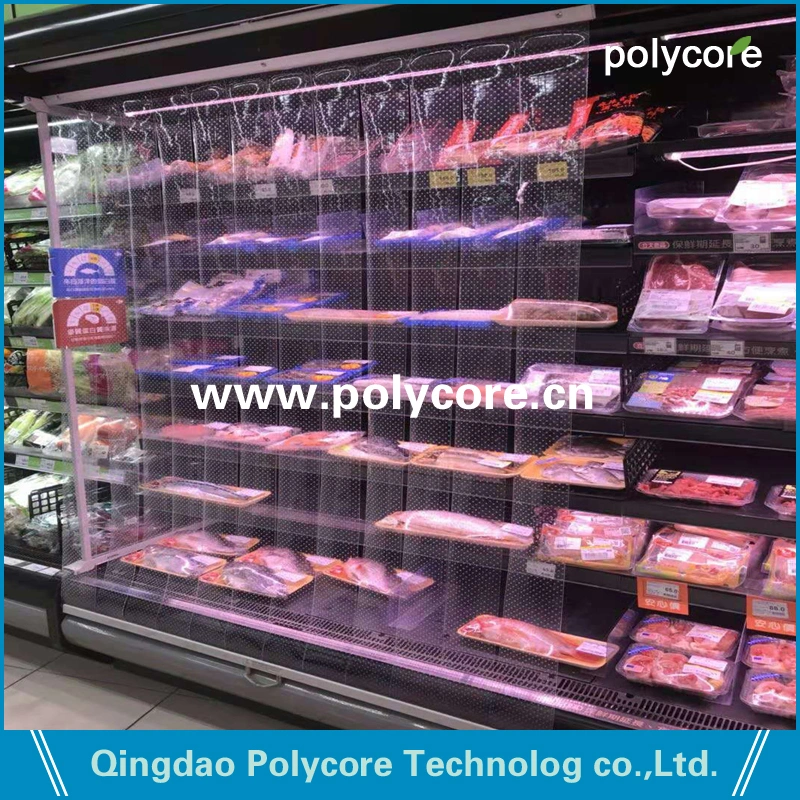 Plastic Curtain for Refrigeration Chiller Refrigeration Display Showcase Strip Curtain