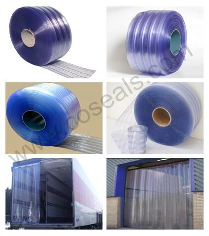 Ribbed Freezer PVC Strip Rolls for Freezer Room