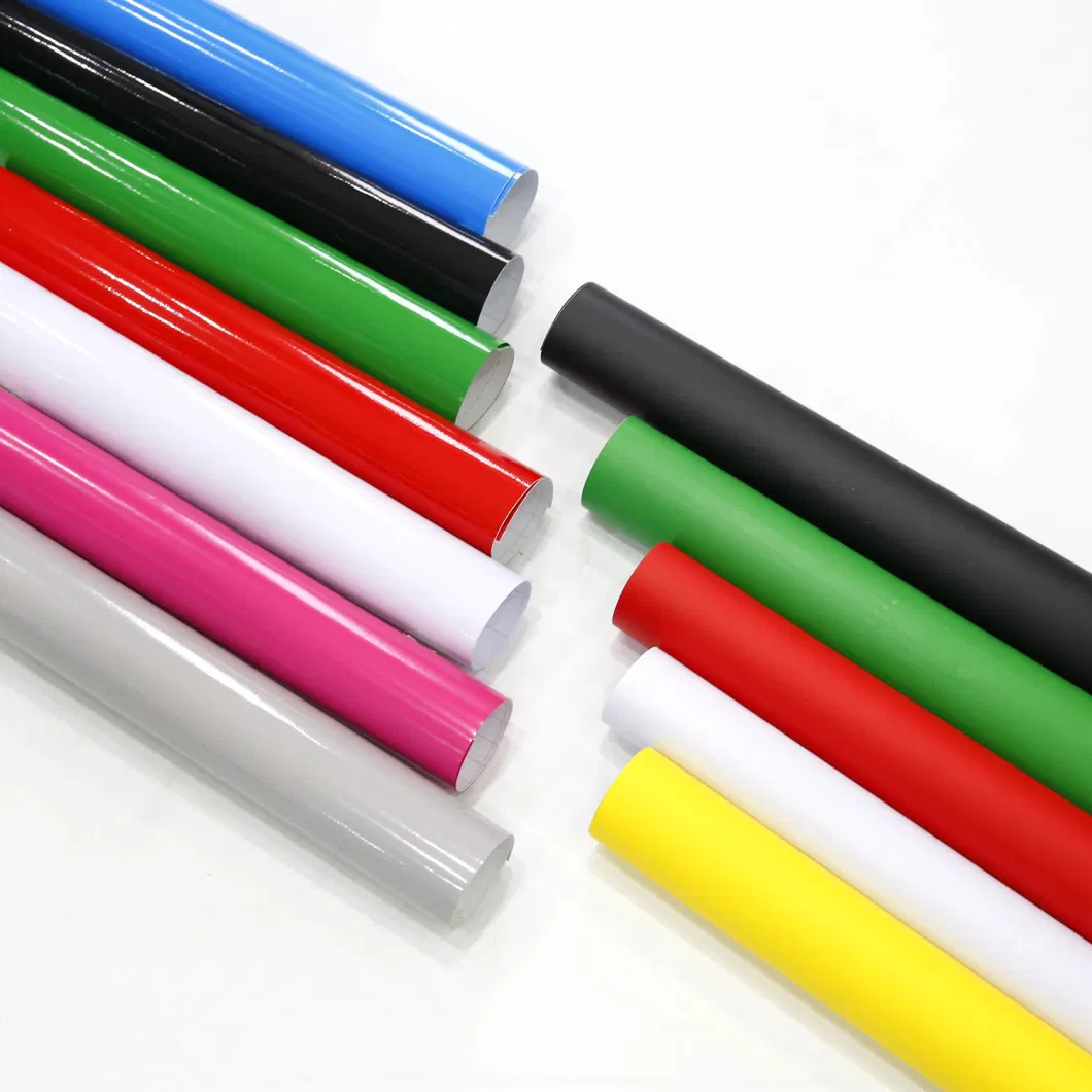 Poster Material Color Cut Vinyl Rolls Rainbow Self-Adhesive Vinyl for Vinyl Cutting Plotter