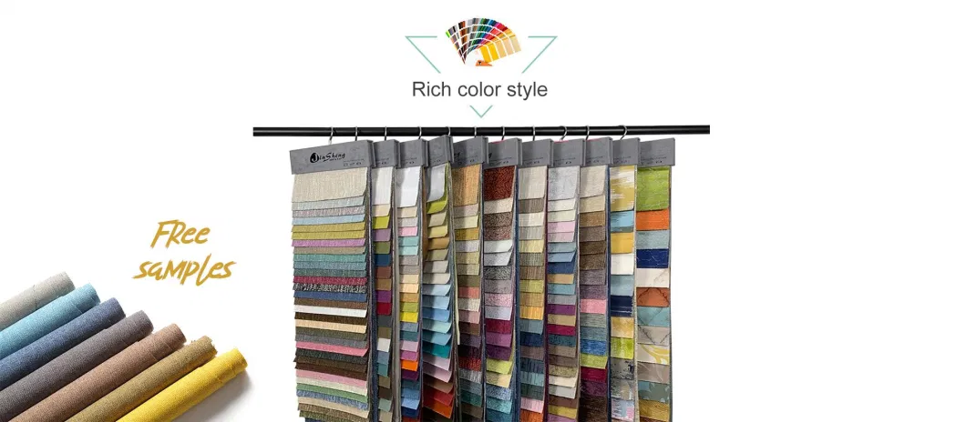 New Manufacturer Direct Selling Custom Modern Simple Living Room Bedroom Hotel Engineering Solid Color Curtains Coarse Linen Curta