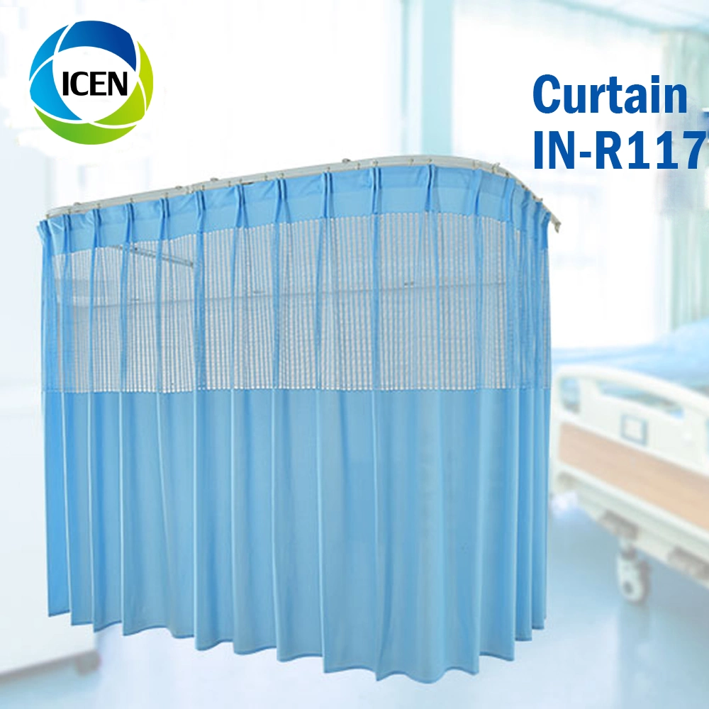 in-R117 Flame Retardant Medical Partitions Curtain Hospital Bed Cubicle Curtains