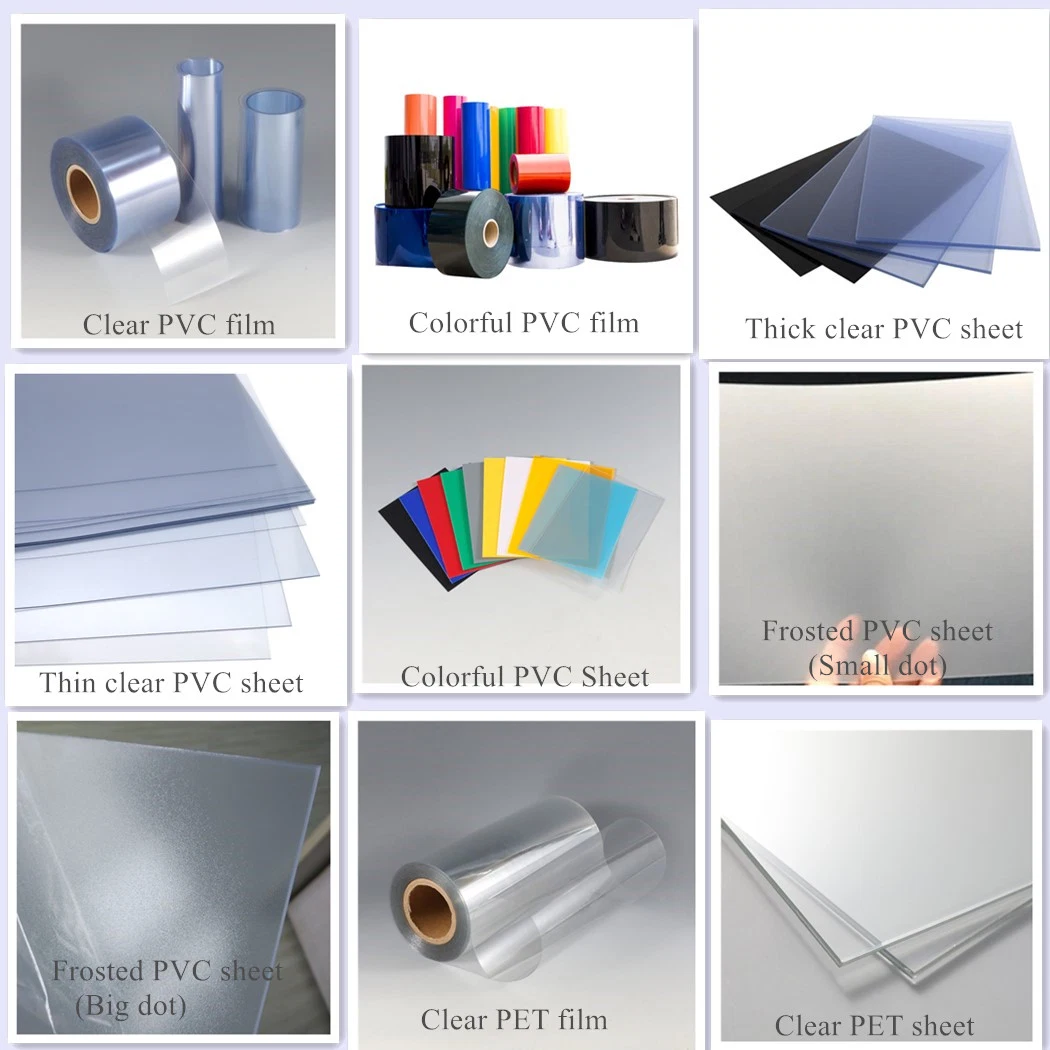 2016 Clear Rigid PVC Blister Film for Folding Box