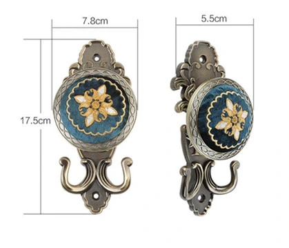 Embroidery Eyelet Hook Double Hanger Hook Metal Wall Hook