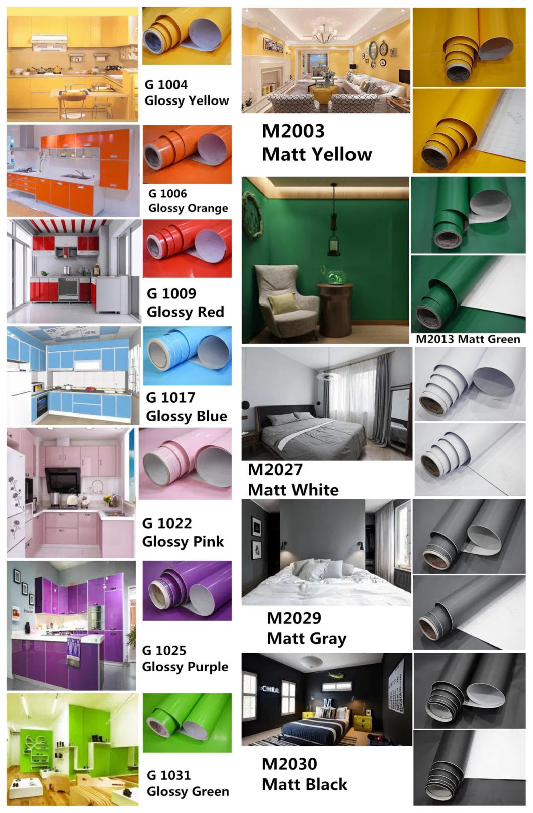 PVC Vinyl Material Roll Adhesive Vinyl Sheets Color Cutting Vinyl PVC Sheets