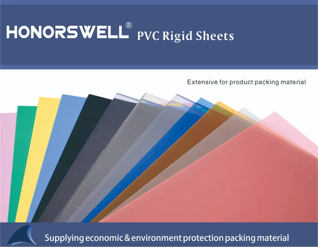 Colored Clear Transparent Translucent Anti-Static High Definition Plastic Film Rigid PVC Sheet