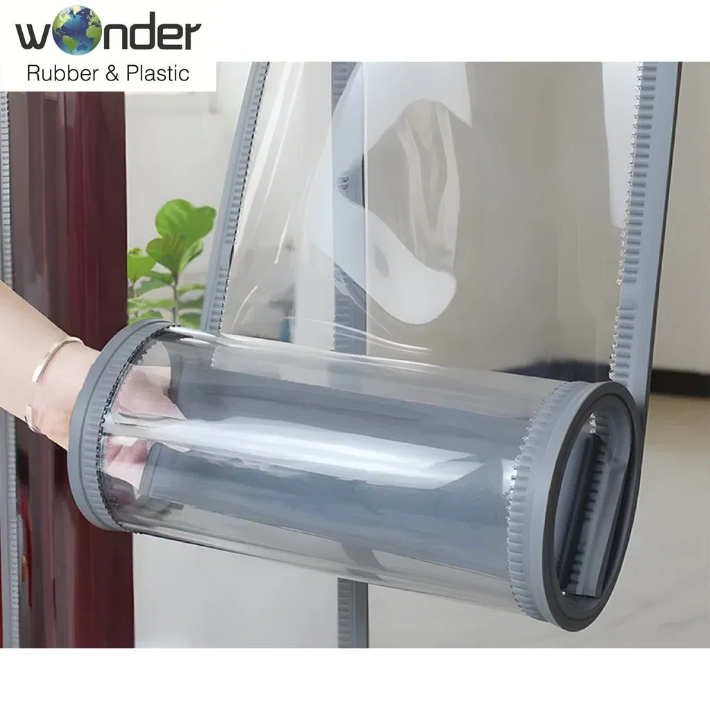 Transparent Flexible Plastics Rolls PVC Door Curtain