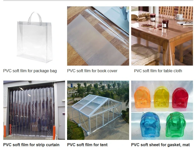 Flexible Soft PVC Film Normal Clear Sheet Tent Roll