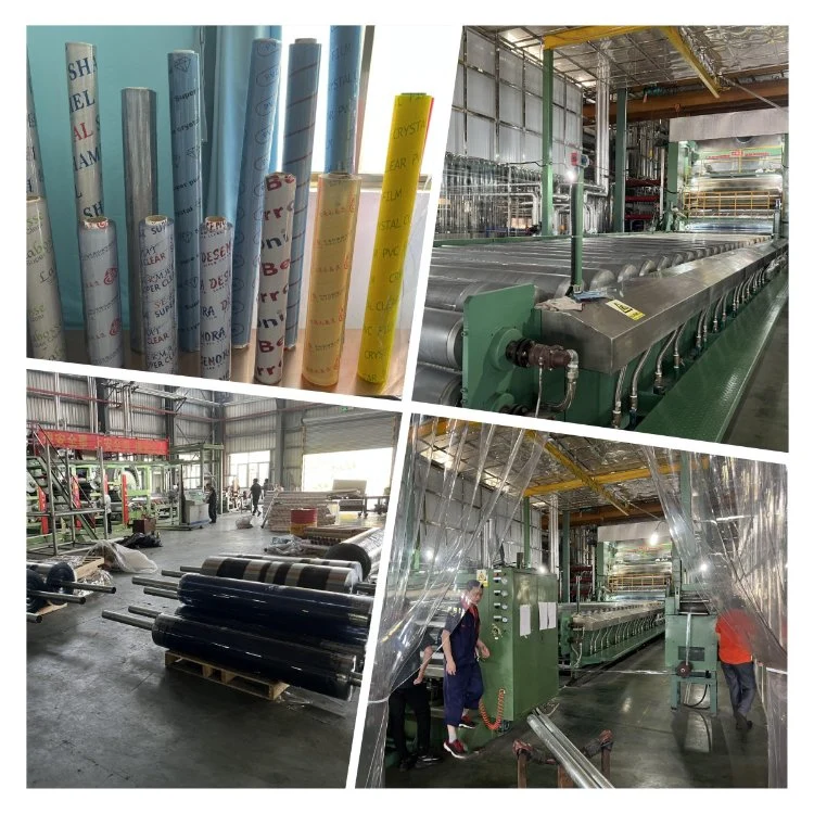 Free Sample Available Super Clear PVC Soft Film for Warehouse Door Curtain