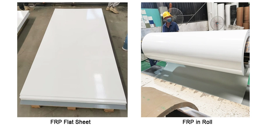 1220X2440mm 1220X3050mm Fiberglass Plastic Laminate GRP Sheet 10mm Thick