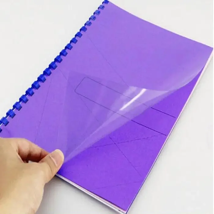 Transparent Colored PVC Sheet PVC Binding Cover